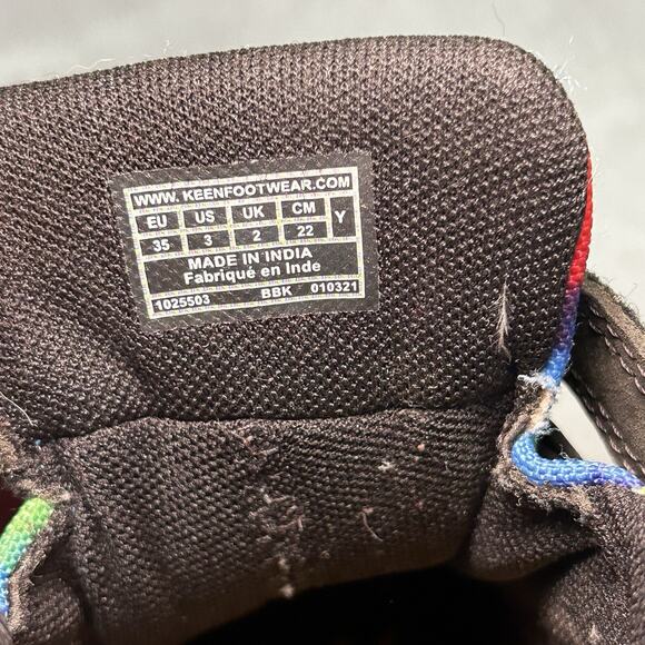 Keen Kids Size 3 Unisex Newport Black tie Dye Athletic water hiking Shoes - Picture 15 of 16